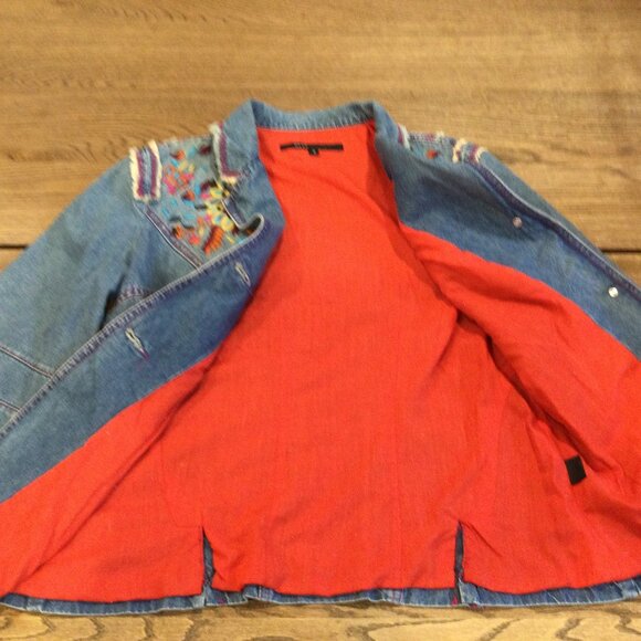 Marc Jacobs embroidered denim blazer - Picture 9 of 9